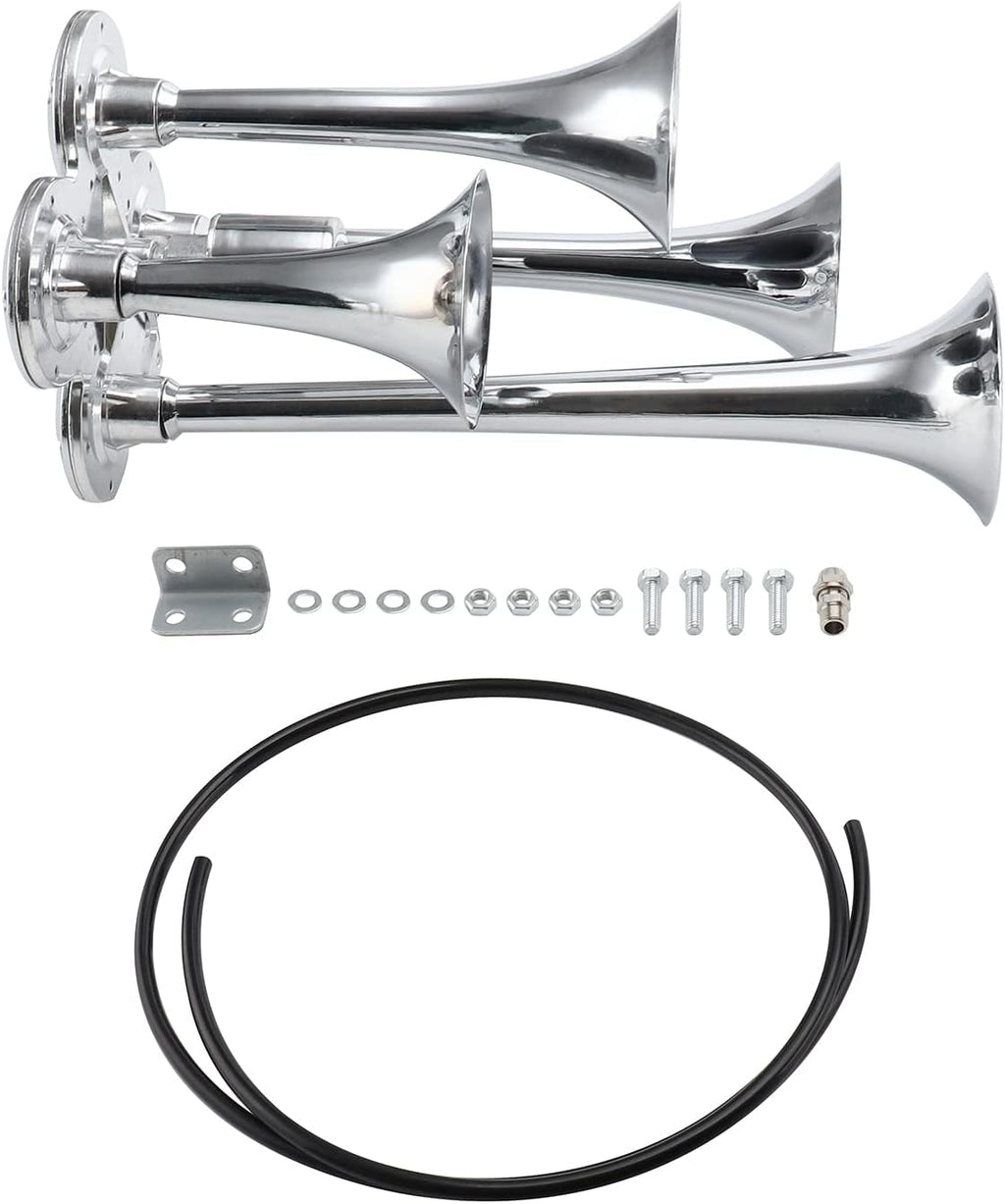 Silver Pack of 2 12V Horn Kit V40308