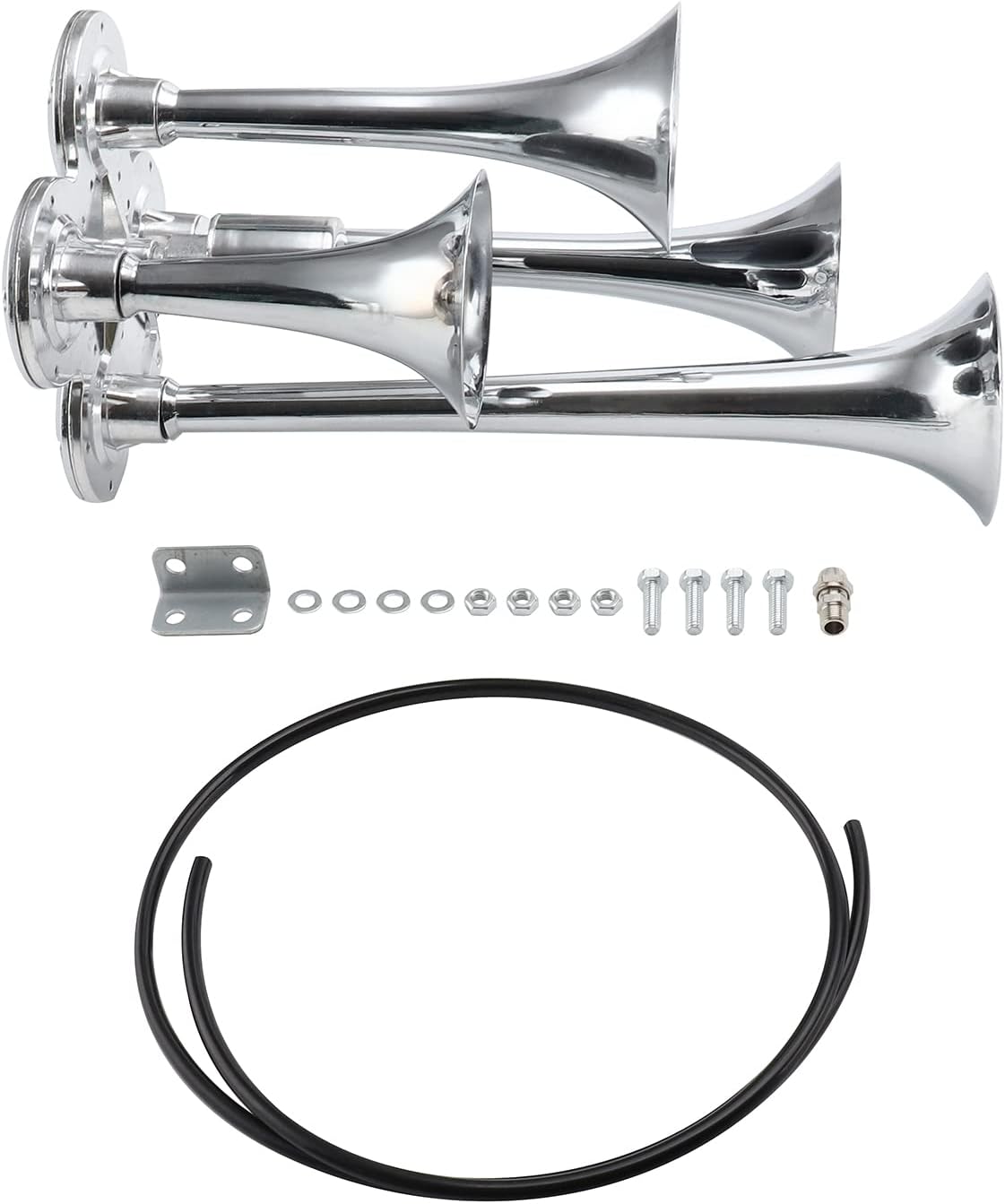 Silver Pack of 2 12V Horn Kit V40308