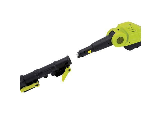 Cordless Lawn Care System with Hedge Trimmer Pole Saw and Leaf Blower V460589