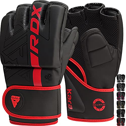 Pre-Curved Maya Hide Leather MMA Gloves X118