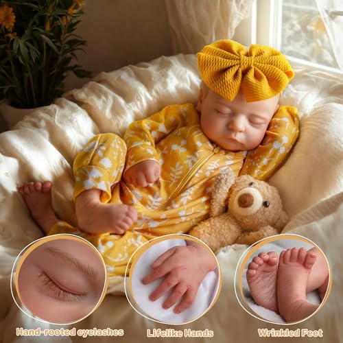20 inch Soft Silicone Full Body Vinyl Reborn Baby Doll H444