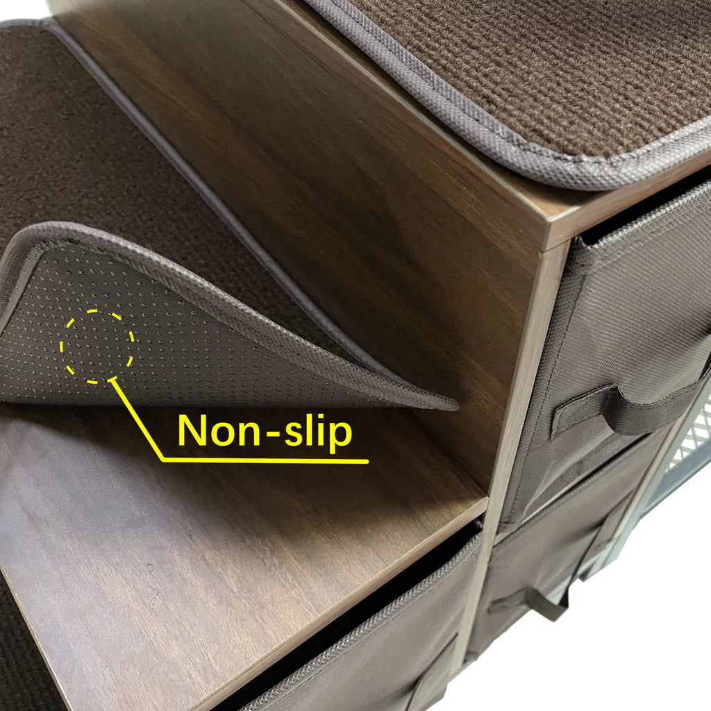 Dog Bunk Bed Elevated with Non-slip Pad and Storage D7759