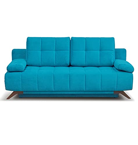 Queen Size Velvet Sleeper Sofa E90455