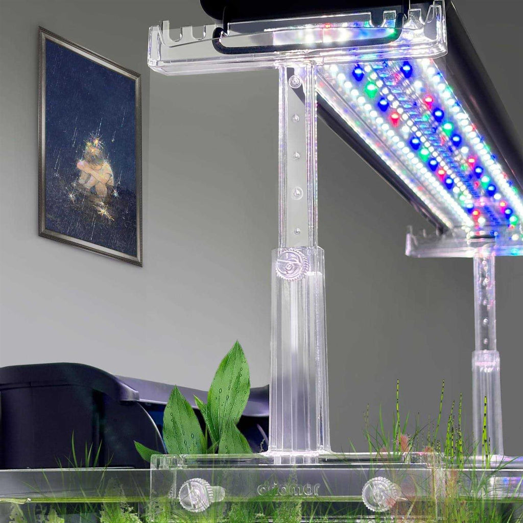 Clear Acrylic Aquarium Light Holder Stand 2pcs G653709