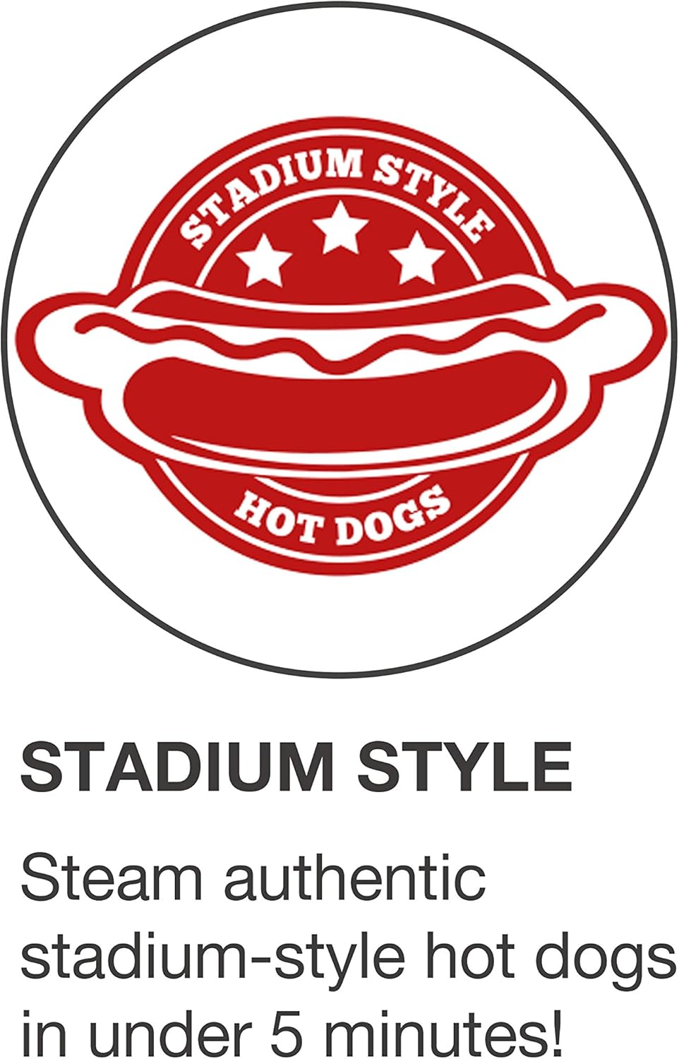 Red Hot Dog Food Steamer J9667
