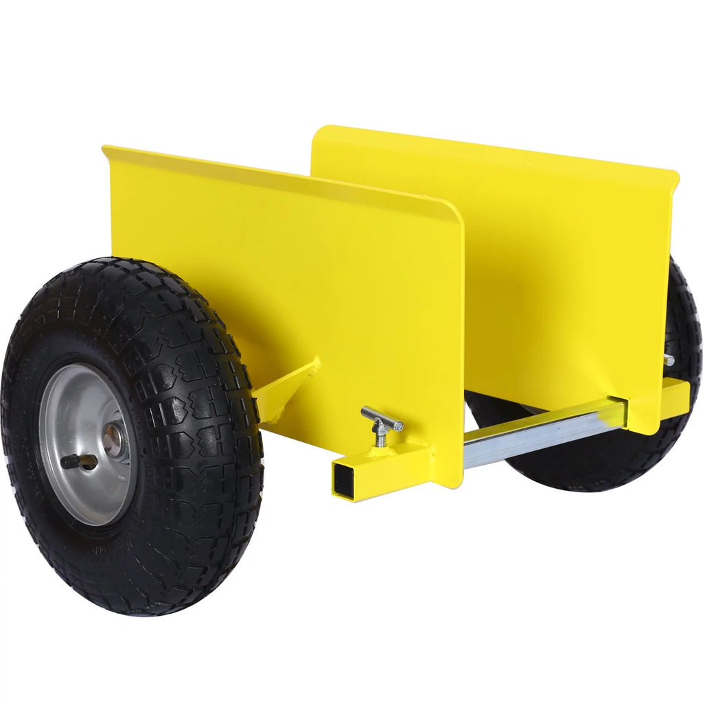 Yellow Heavy Duty Panel Dolly with 10" Pneumatic Wheels P9827