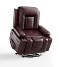 Power Lift Recliner Chair with Heat and Massage, Faux PU Electric Lift Recliner M280