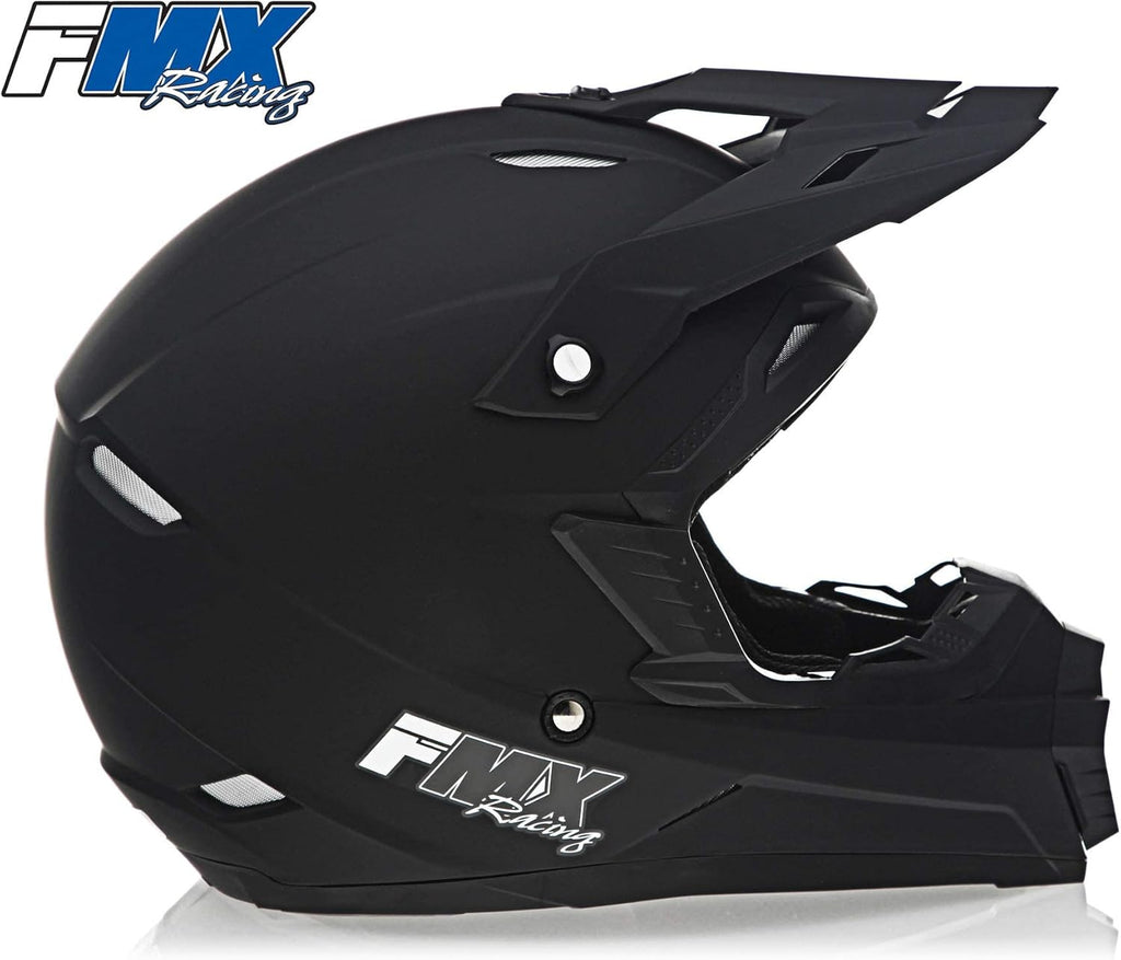 Matte Black DOT Approved Motocross Helmet R763839