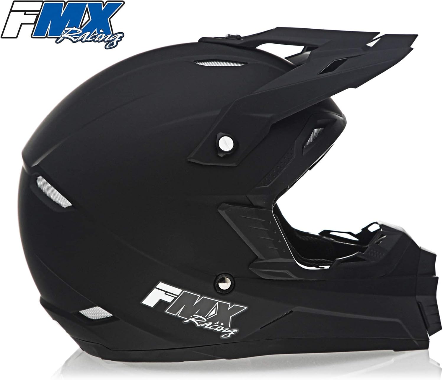 Matte Black DOT Approved Motocross Helmet R763839