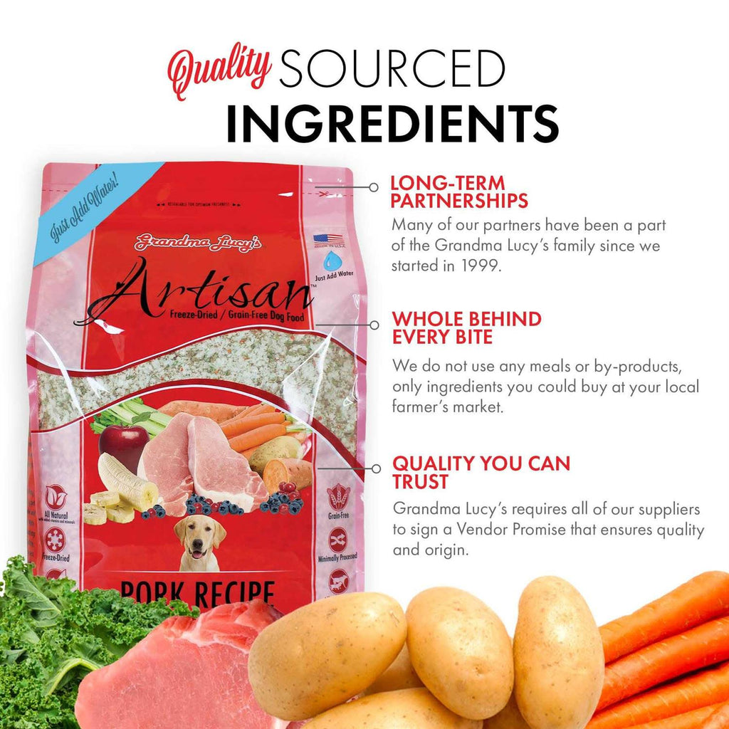 Grain Free Pork Freeze Dried Dog Food X75708