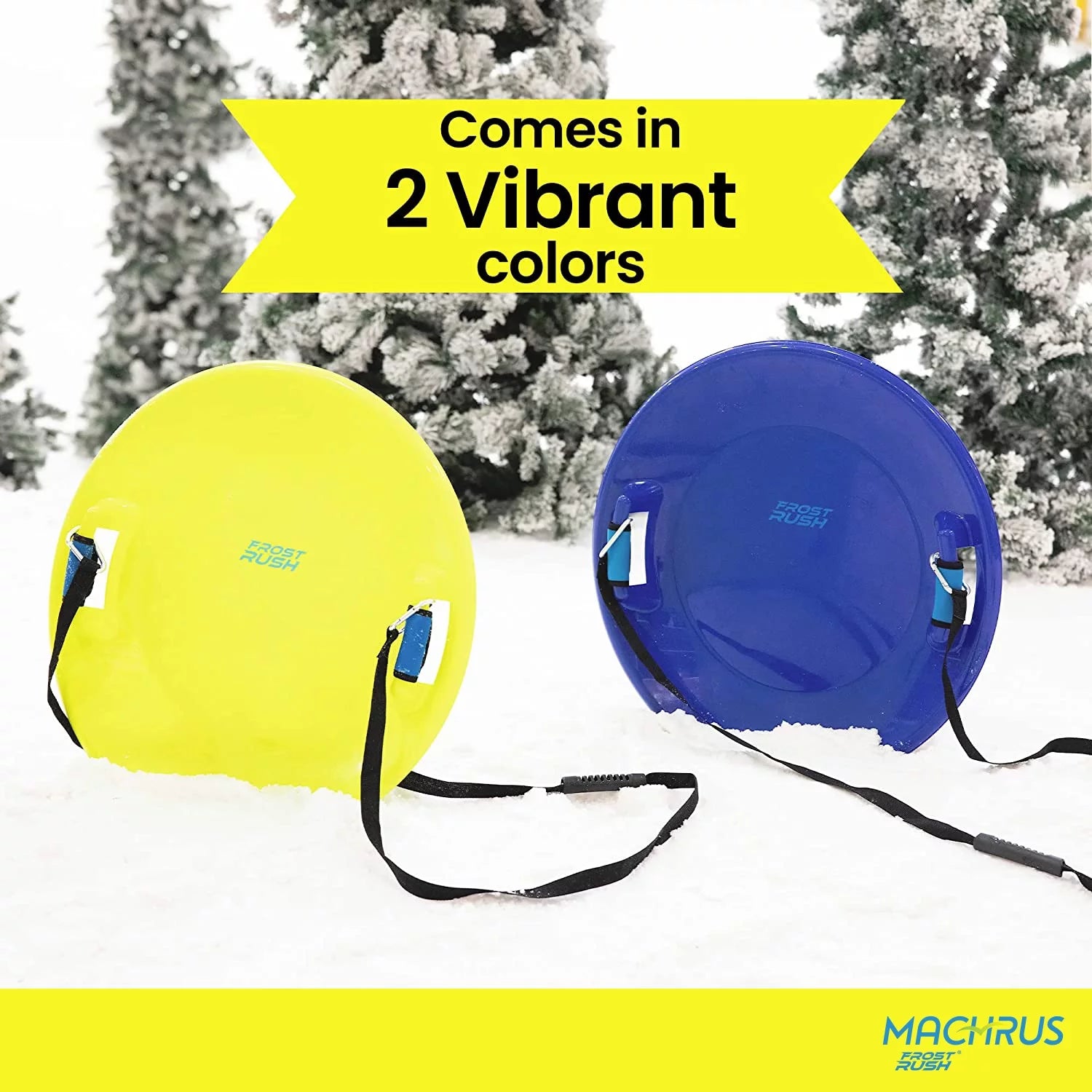 Large Arctic Winter Snow Sled with Foam Grips and Handles Z599