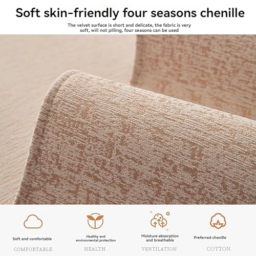 Chenille Non-Slip 3 Seater Sofa Cover G54835