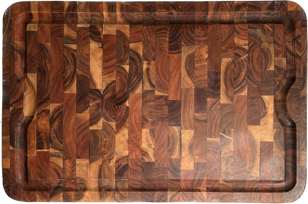 24" x 16" x 1" Acacia HardWooden Cutting Board L762
