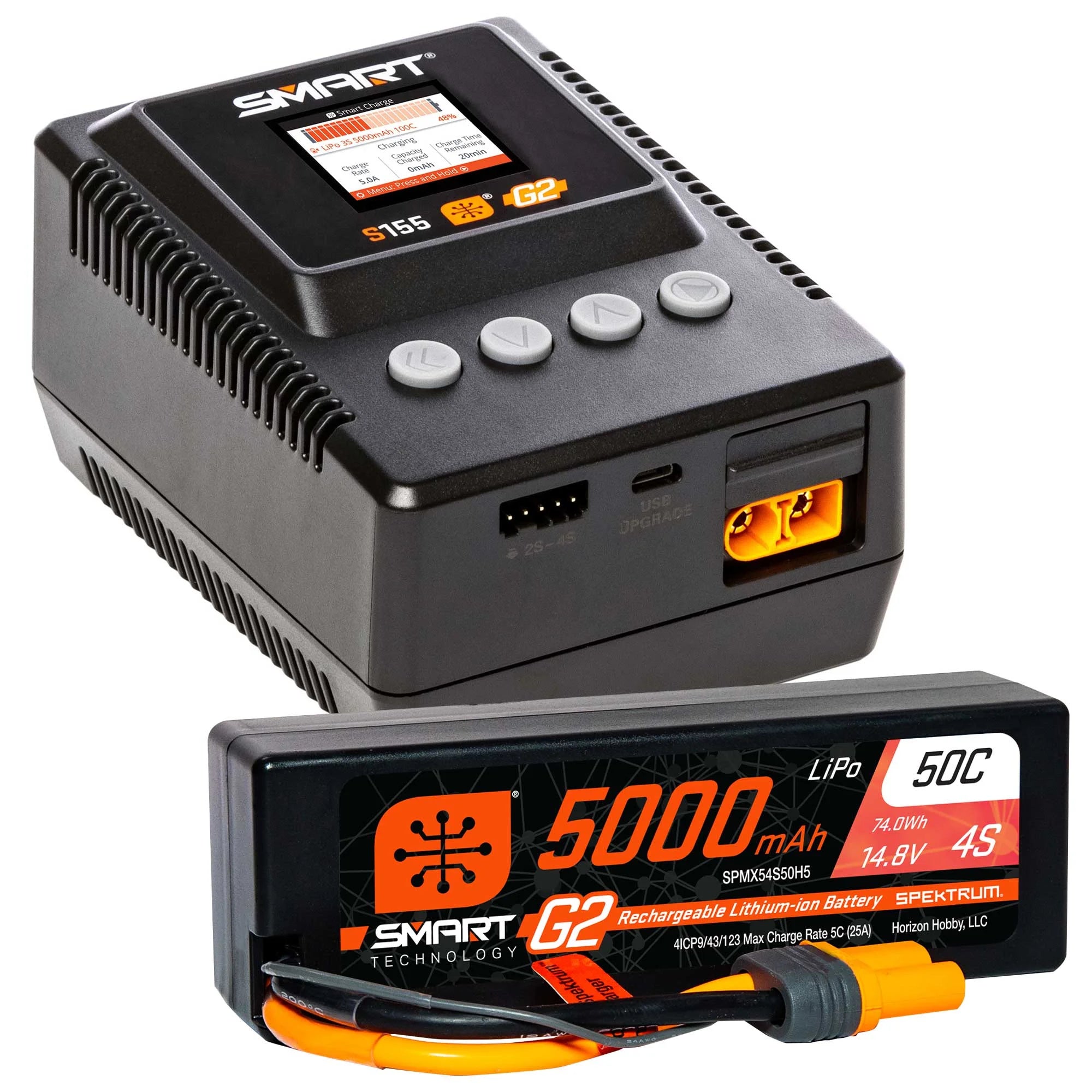 5000mAh 4S G2 LiPo & S155 Charger G4487