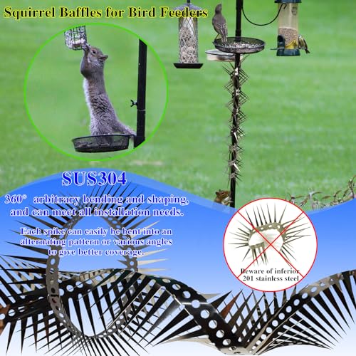 40 inches Bird Spikes Squirrel Baffle T342501