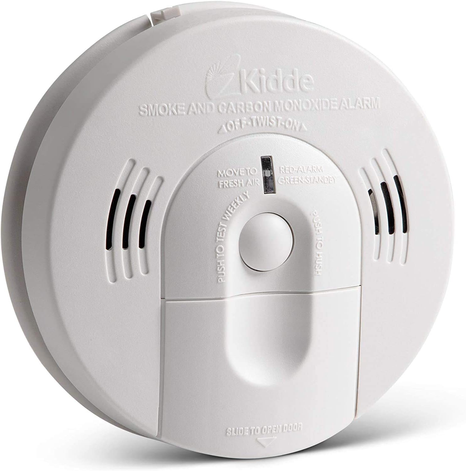 Battery Powered Smoke & Carbon Monoxide Detector, Voice Alert, Pack of 2 X86532