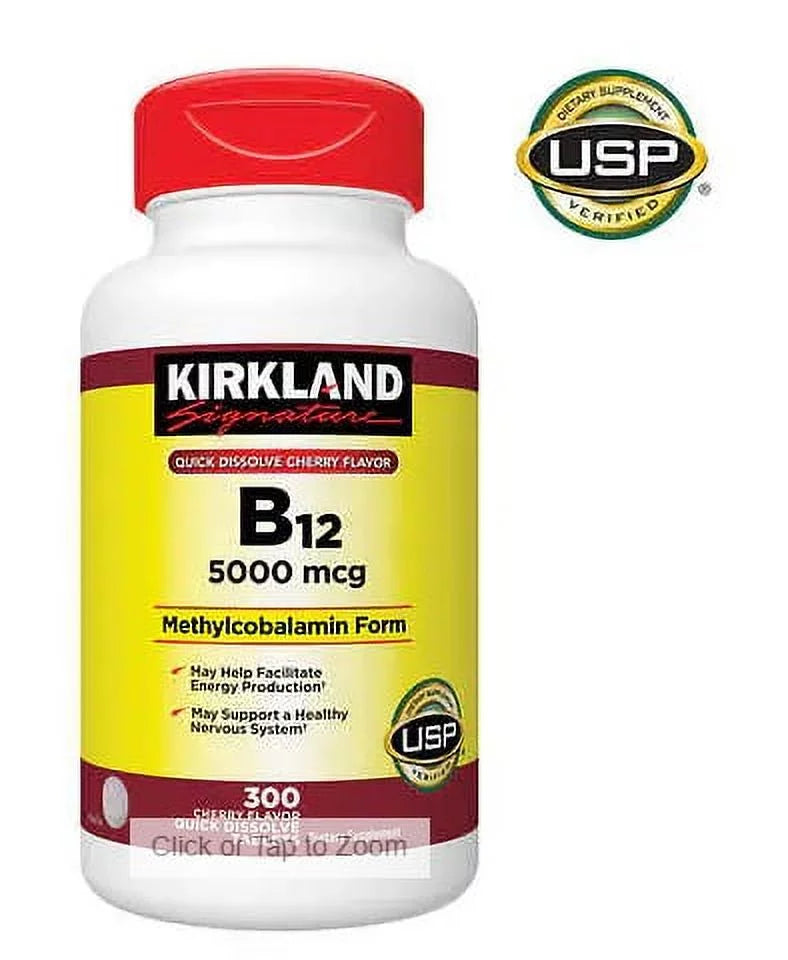 300 Tablets B-12 5000 mcg W925470