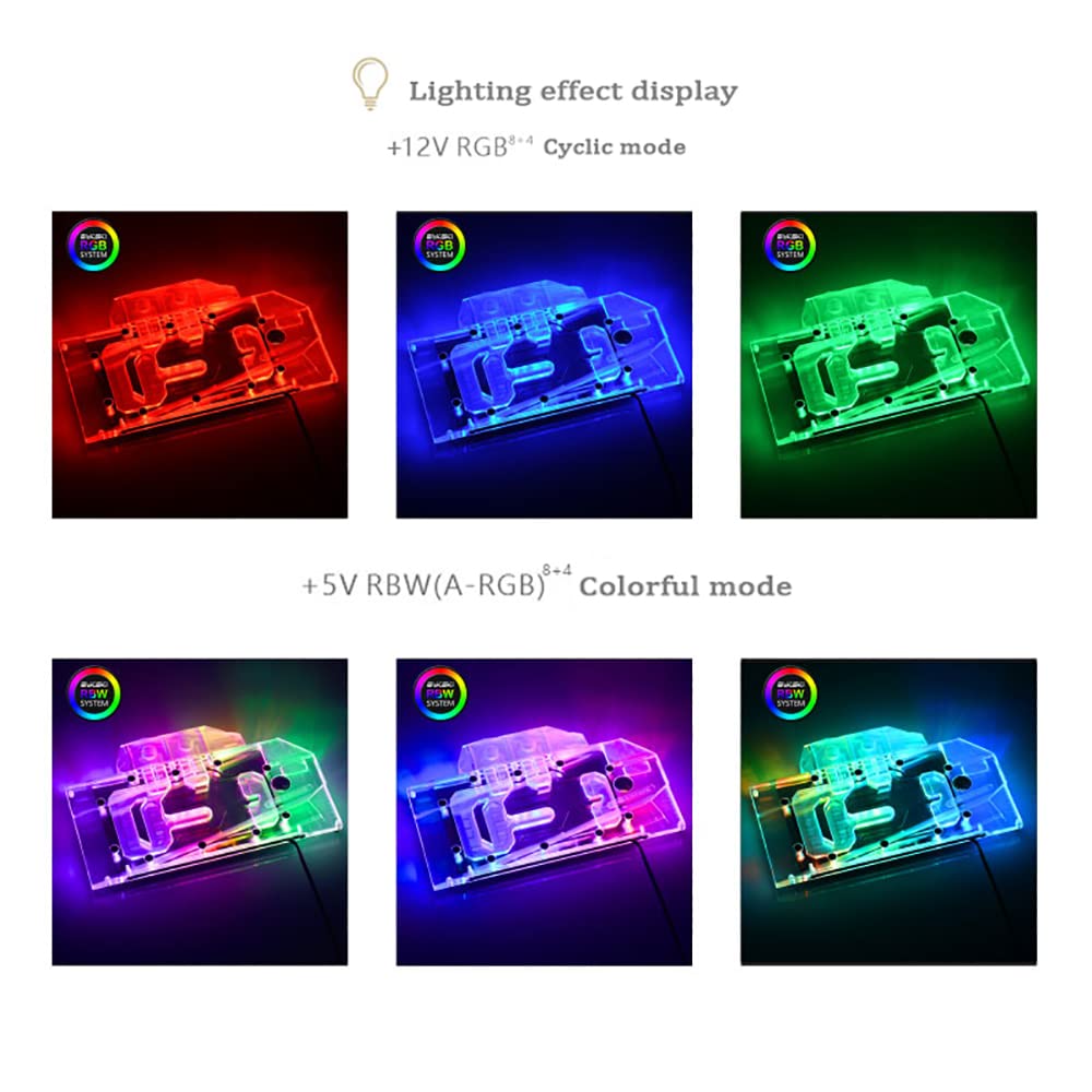 Copper Water Cooling GPU Water Block for RTX 3090 RTX 3080 T137113