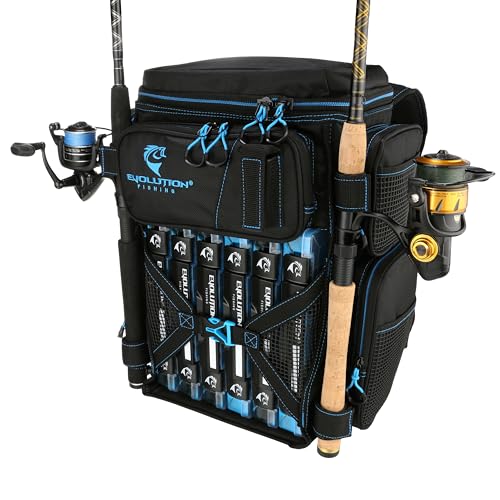 Seafoam 3600 Size Heavy Duty Fishing Tackle Backpack with 6 Trays Y331