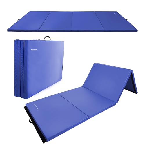 Blue 4'x8'x2" Extra Thick Gymnastics Mat U9333