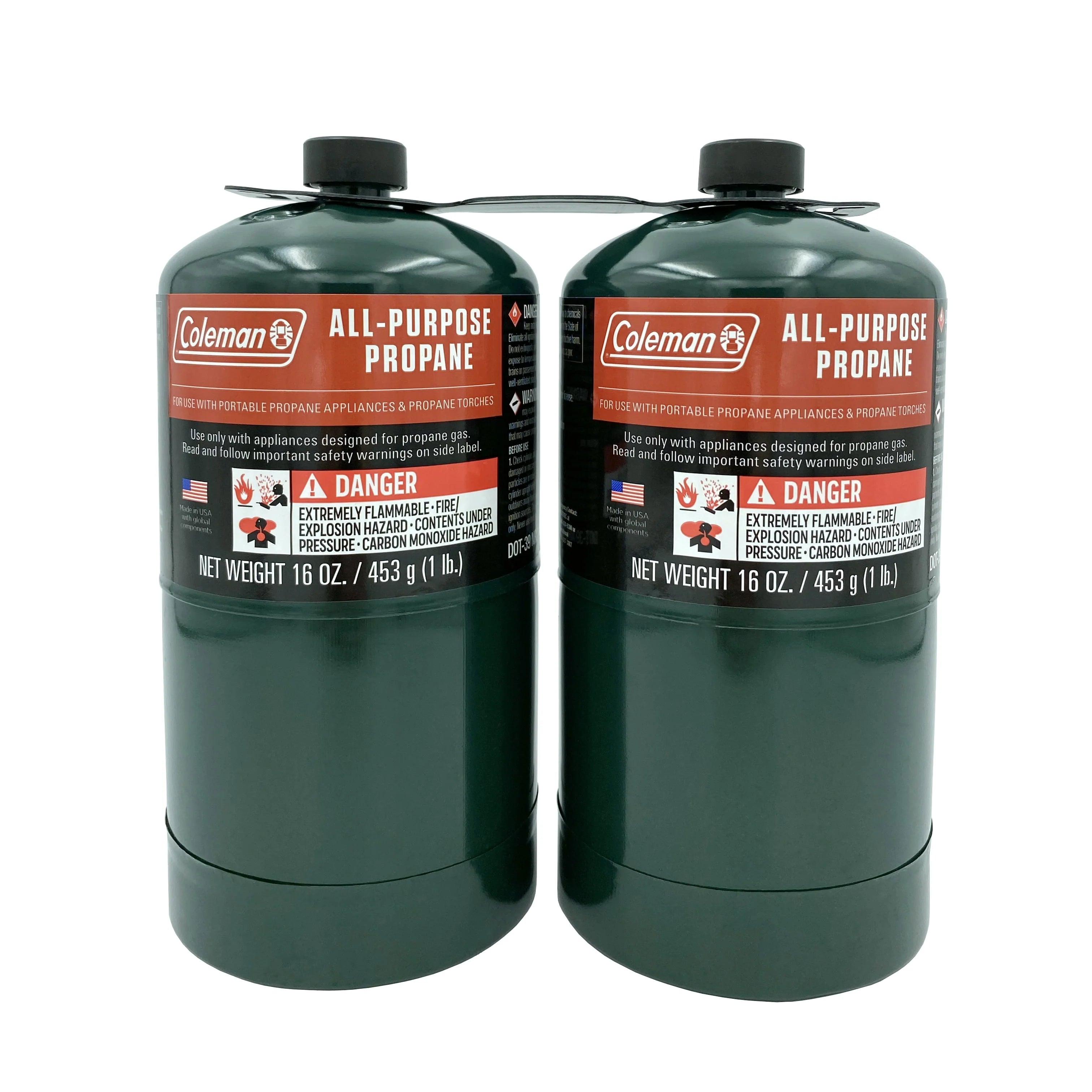 16 oz 2-Pack Propane Gas Cylinder Y9014