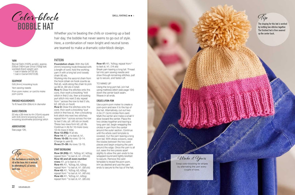 35 quick and easy patterns to knit with a crochet hook H37971