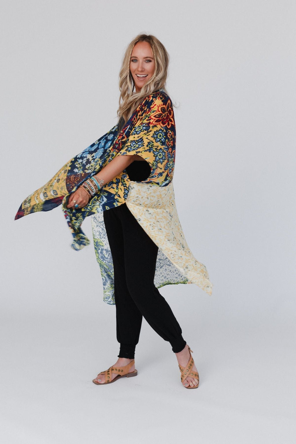 Dakota Patterned Kimono - Multi
