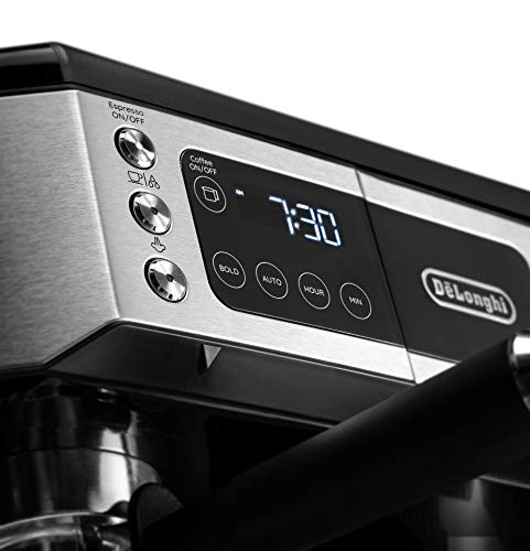 10-Cup Coffee Maker & Espresso Machine with Milk Frother O7055