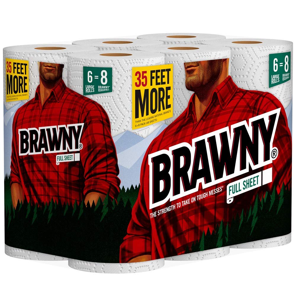 6 Large Rolls Full Sheet Paper Towels L93530