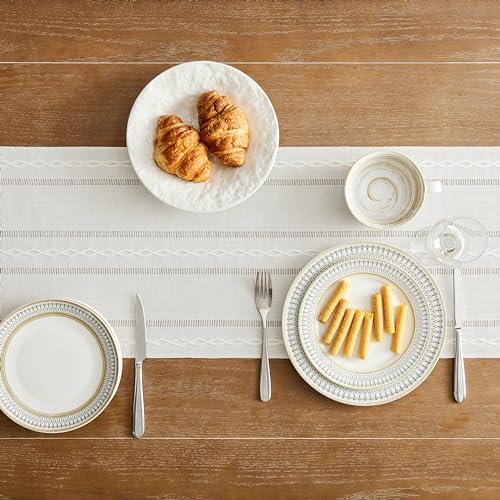 Charcoal 13x72 Inch Cotton Linen Table Runner X533424