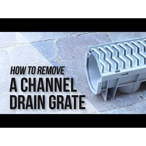 Drainage Trench with Galvanized Steel Grate S16010