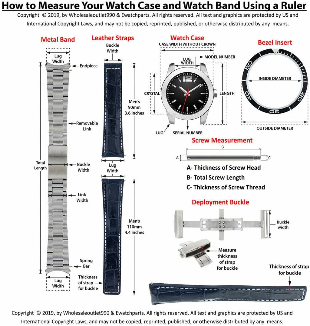 20MM JUBILEE WATCH BAND TWO TON N5964