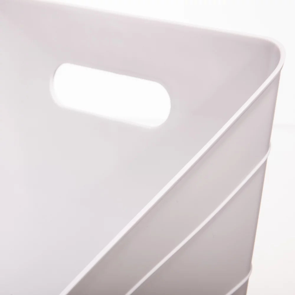 White 4 pack Plastic Closet Bin H15603