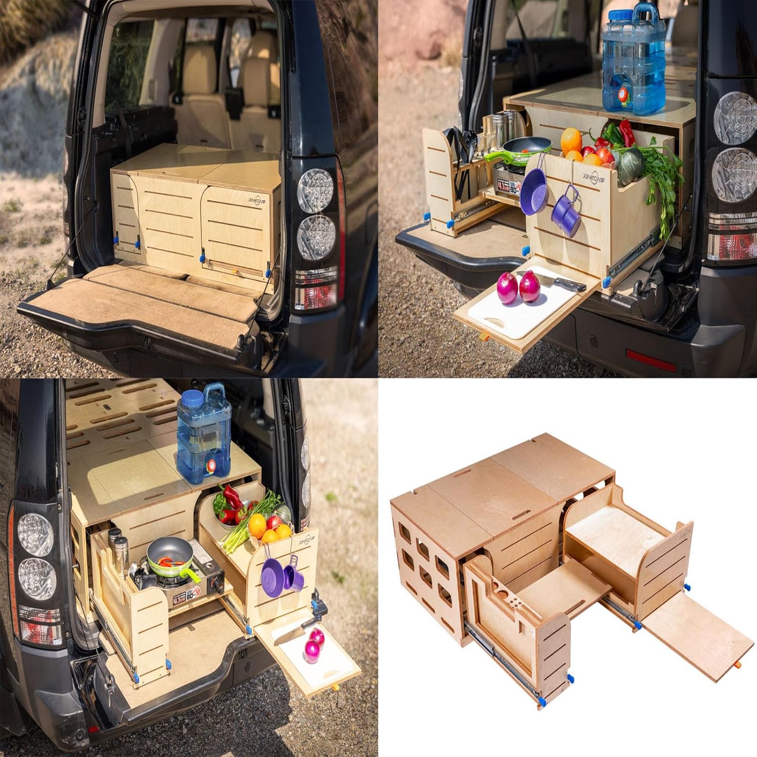 Overland Kitchen Box Camping Kit with Cooking, Sleeping R2281