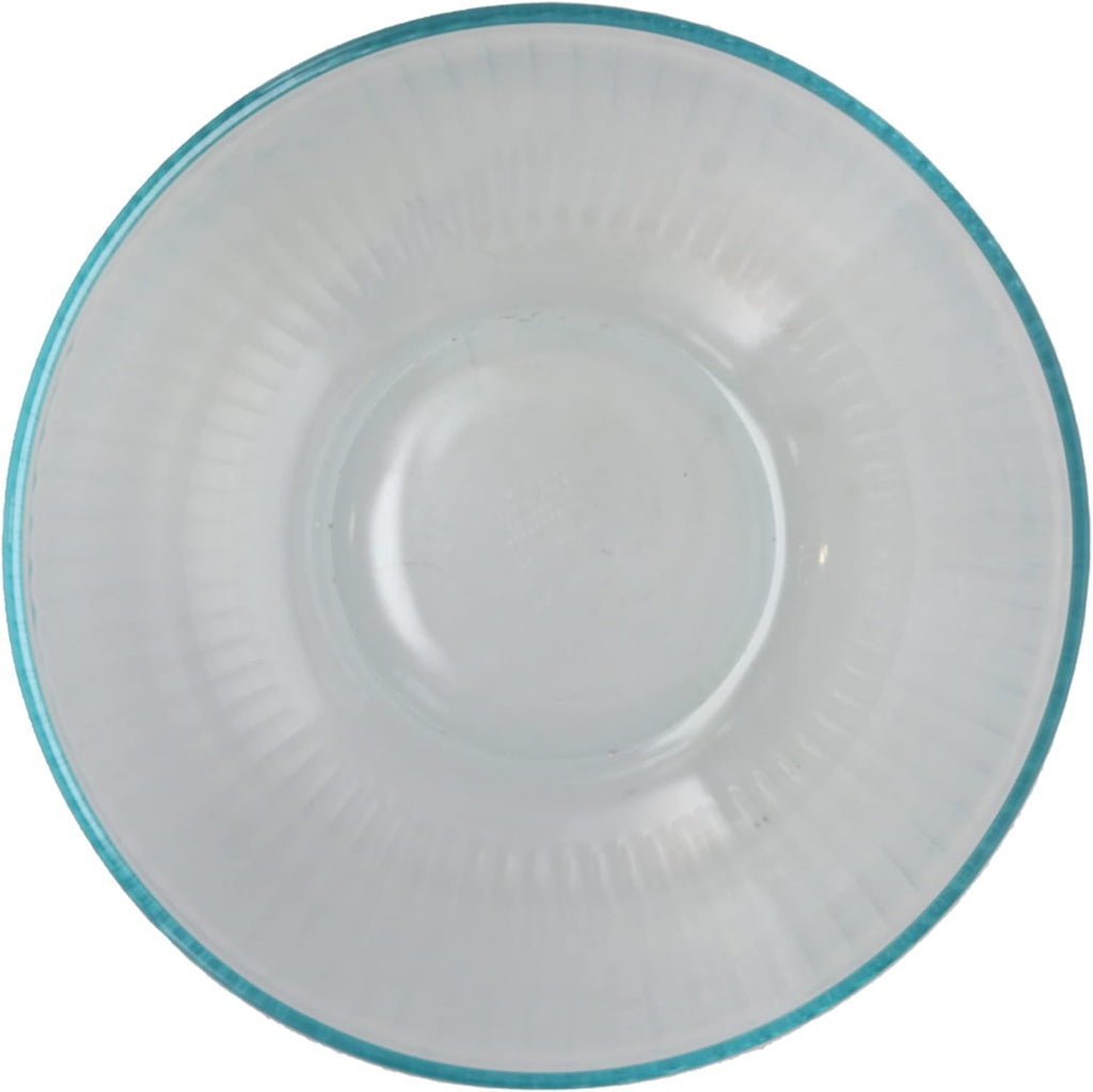 4.5qt Glass Mixing Bowl with Blue Lid G74079