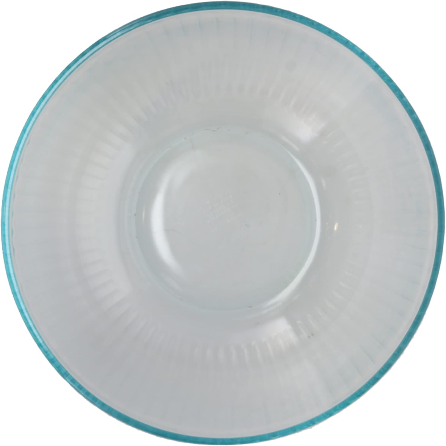 4.5qt Glass Mixing Bowl with Blue Lid G74079