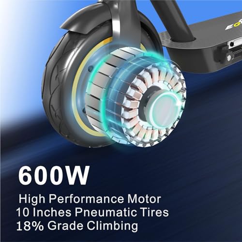 Electric Scooter with 10" tire, Foldable, 25 Mph, 31 Miles Range S54609
