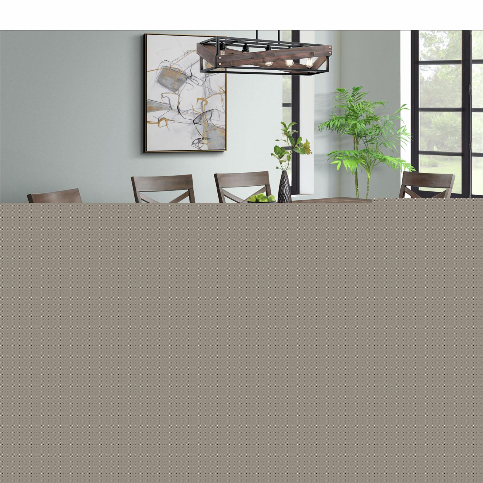 6PC Counter Height Cherry Dining Set with Table, 4 Side Chairs and Bench Z3164
