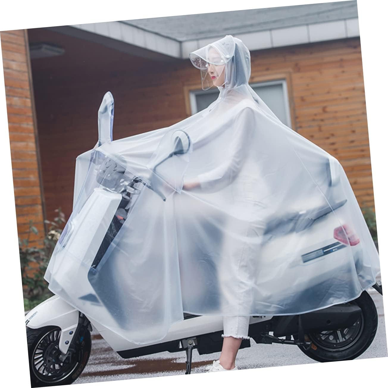 2pcs Waterproof Rain Poncho B69897