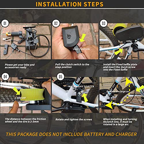 250W Brushless Motor Electric Bike Conversion Kit T537