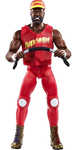 WWE Ultimate Edition Action Figure & Accessories Set, 6-inch Collectible with 30 Articulation Points, Swappable Pieces & Entrance Gear A15864