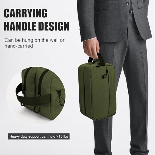 ArmyGreen Water Resistant Travel Toiletry Bag U27695