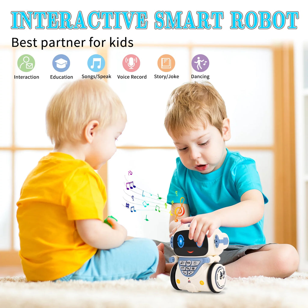 Kids Robot Toys with Voice Control Speech Recognition Singing Dancing Interactive Robot L36074