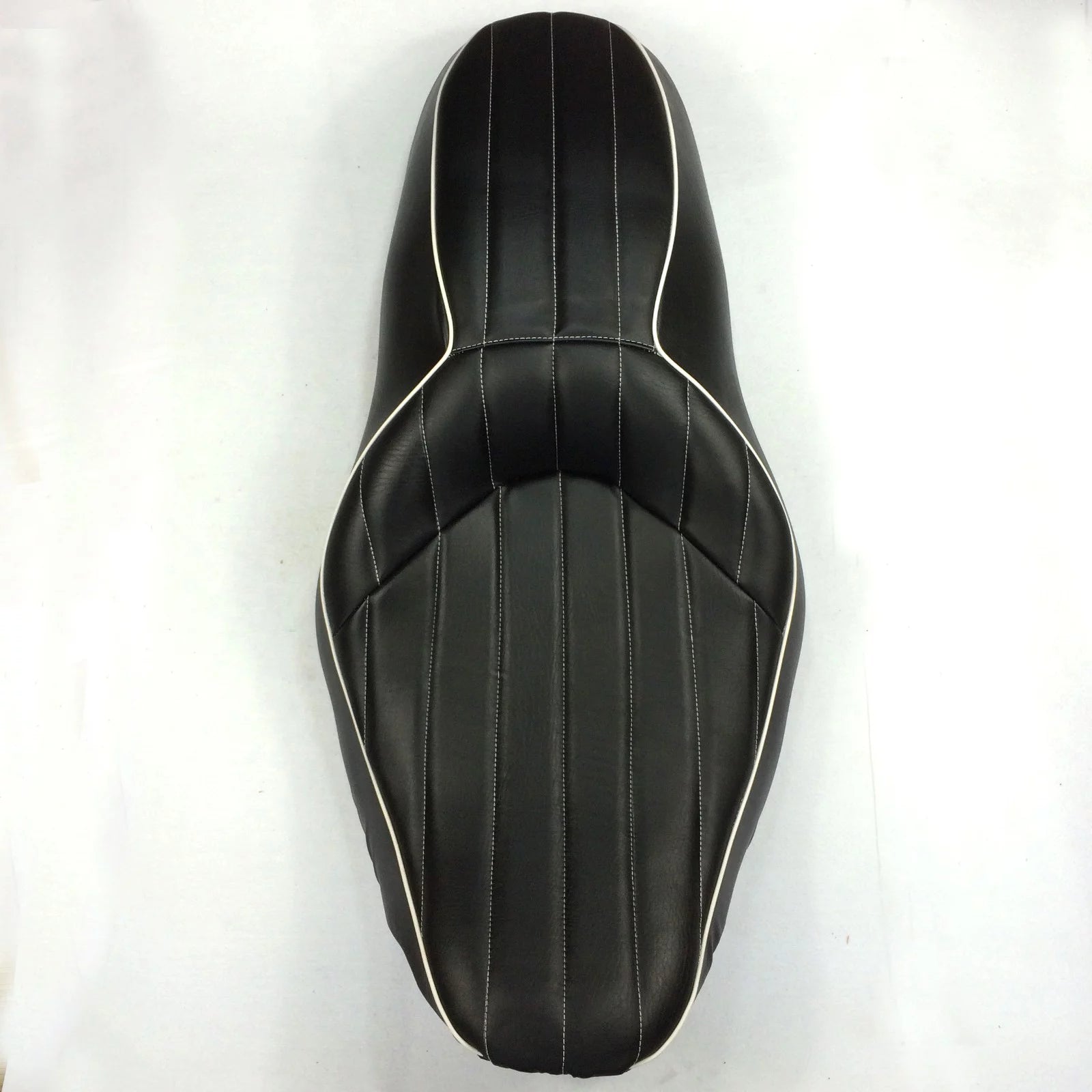 Black Leather Motorcycle Seat D62480