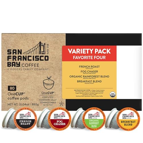 80 Ct Compostable Coffee Pods Original Variety Pack F555