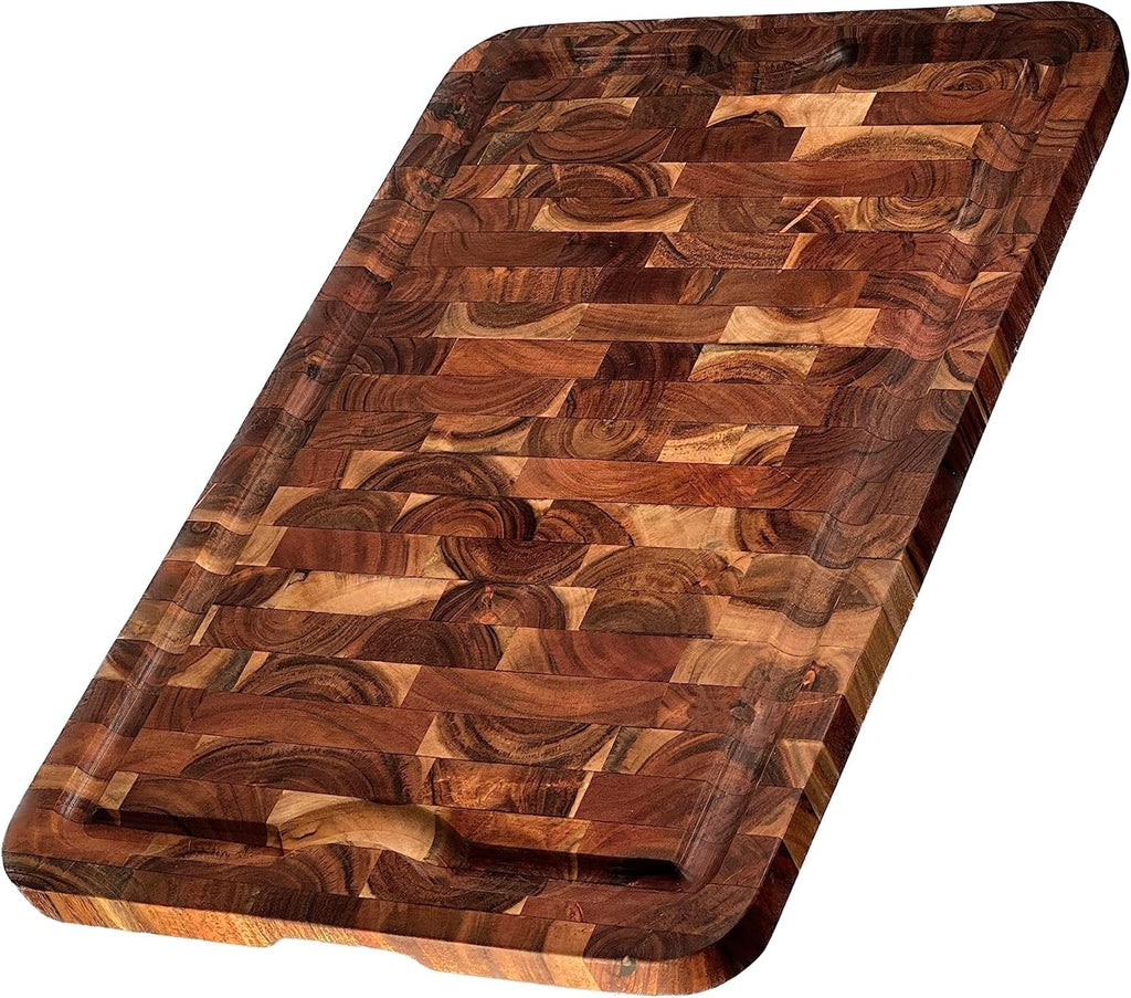 24" x 16" x 1" Acacia HardWooden Cutting Board L762