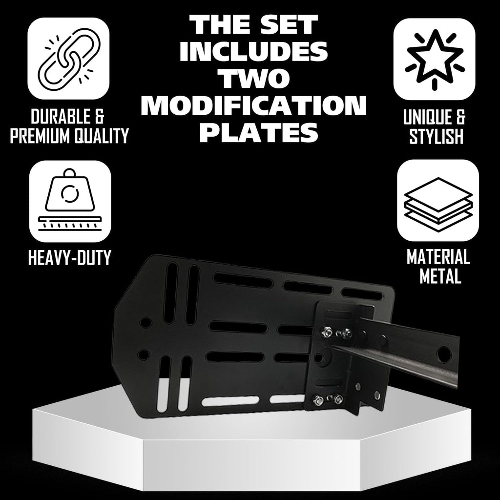 Set of 2 Bed Frame Brackets Adapter for Headboard V406130