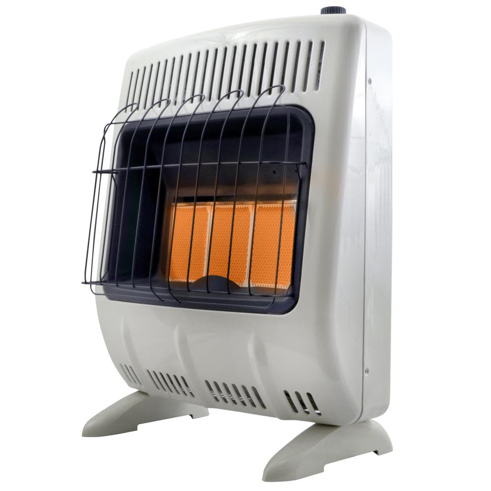 20000 BTU Vent-Free Radiant Natural Gas Heater with Thermostat and Blower B4667