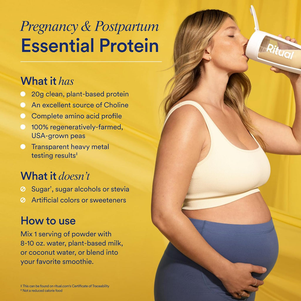 Postnatal Multivitamin and Protein Duo with Organic Vanilla Protein Powder 20g I2309