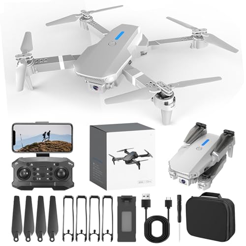 1080P Drones With HD FPV Camera Remote Control Toys, Black Q91257